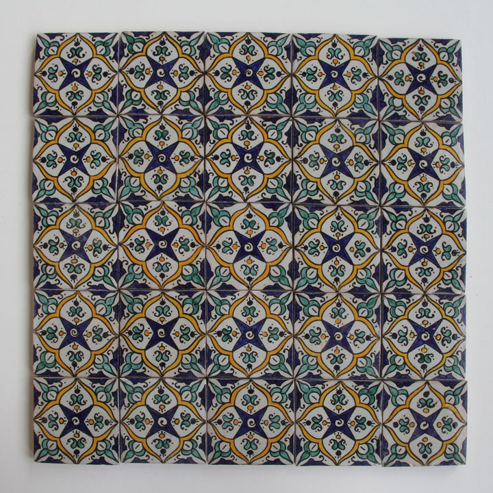 Hand painted tile Asya