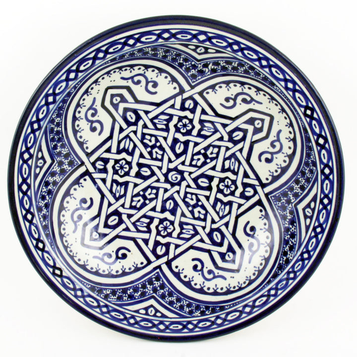 handbeschilderde keramische kom uit Marokko F011