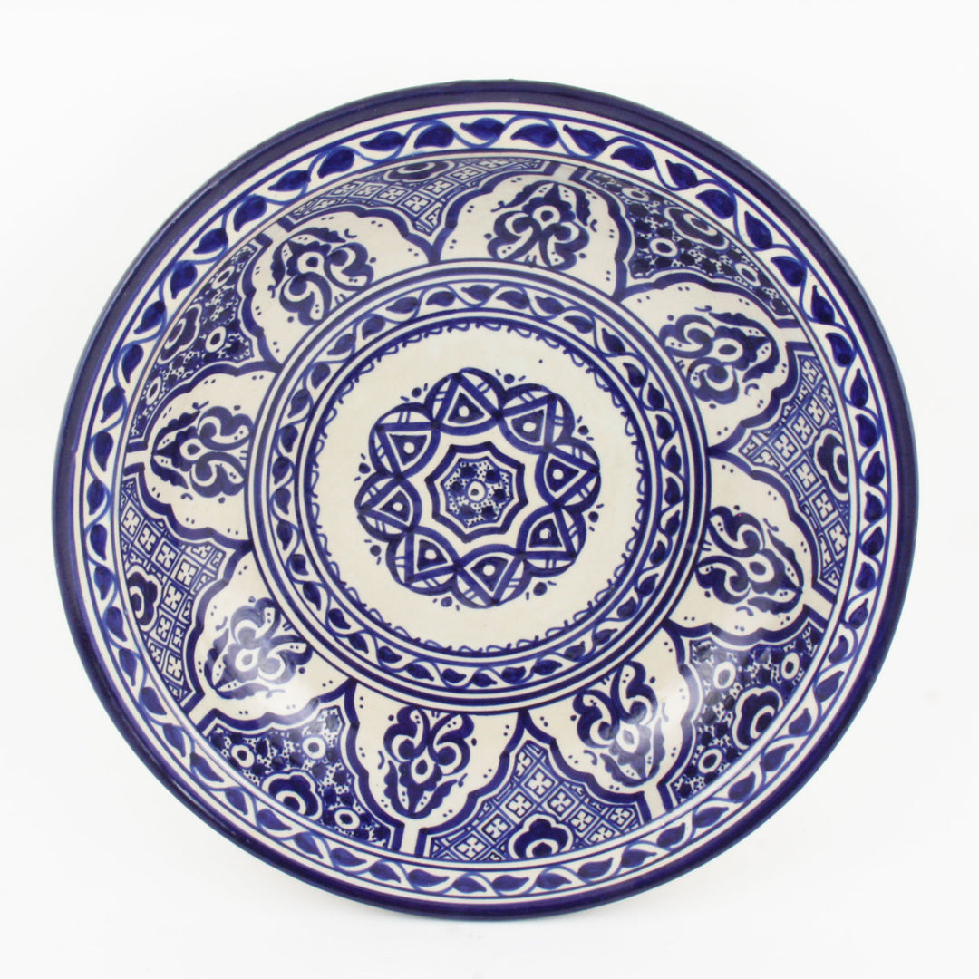 handbeschilderde keramische kom uit Marokko F010