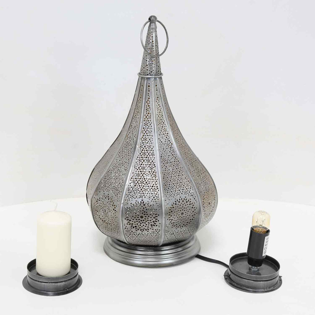 Oriental lamp Monza silver