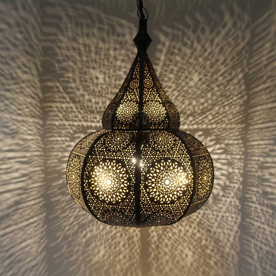 Orientalische Lampe Taza Schwarz