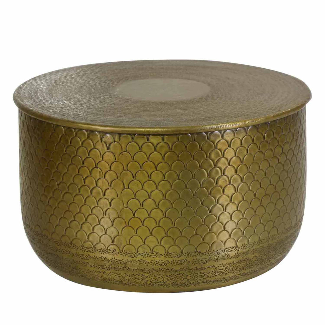 Oriental side table Alava Gold