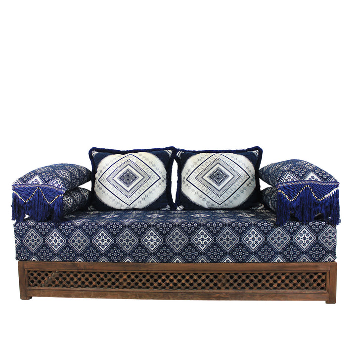 Orientalisches Sofa Oman Blau 25 - Gestell