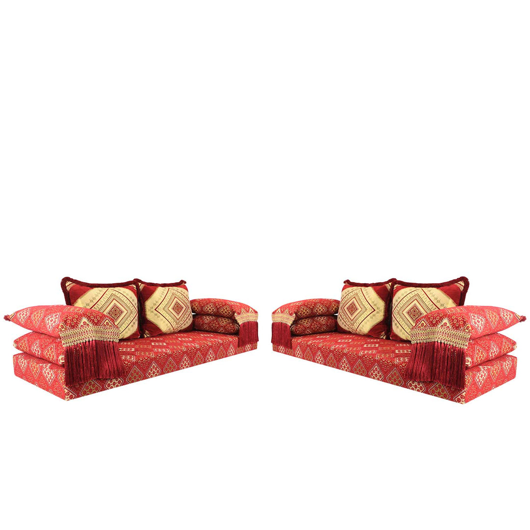 Oriental Seating Area Oman Red 15 Set