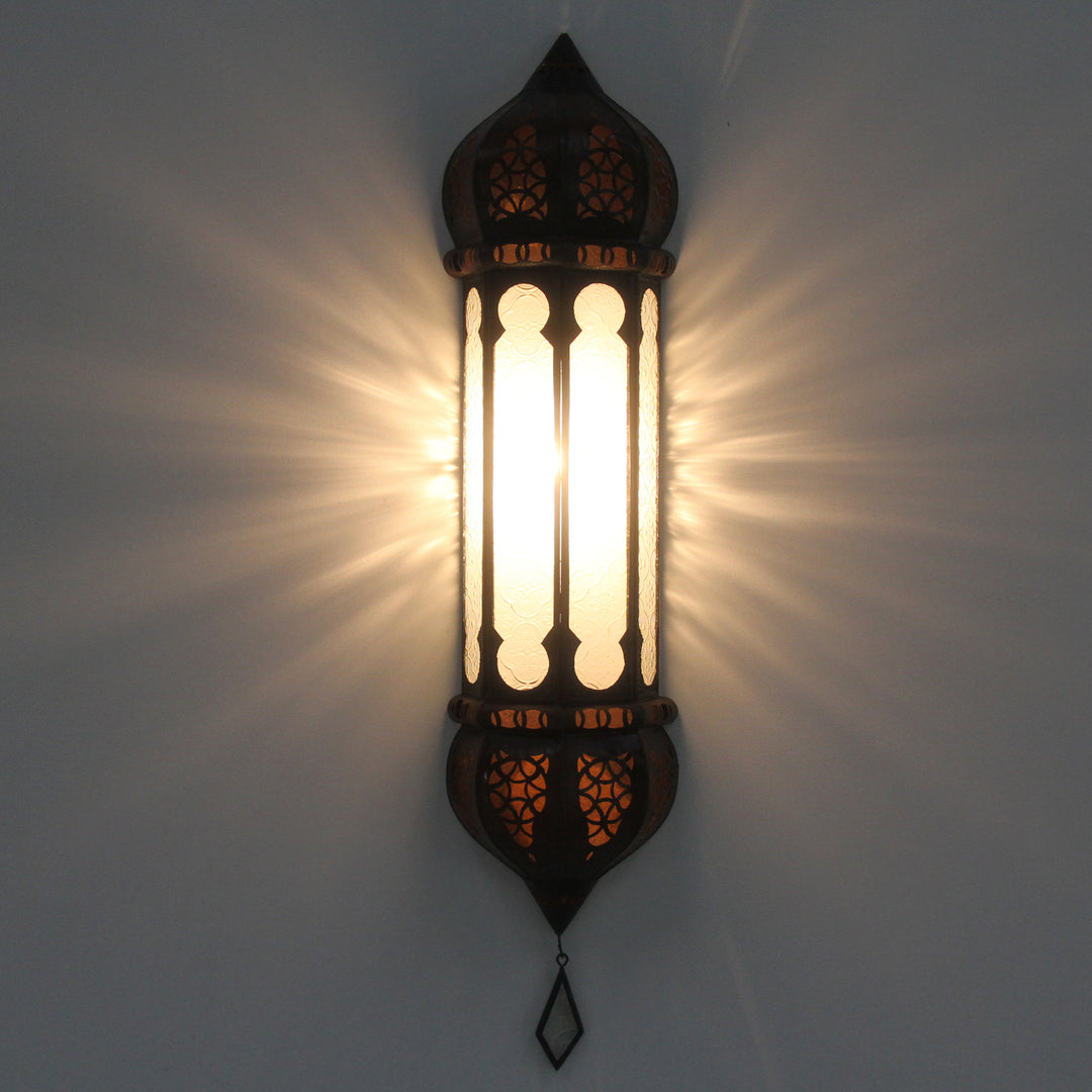 Marokkanische Wandlampe Ruya Weiß