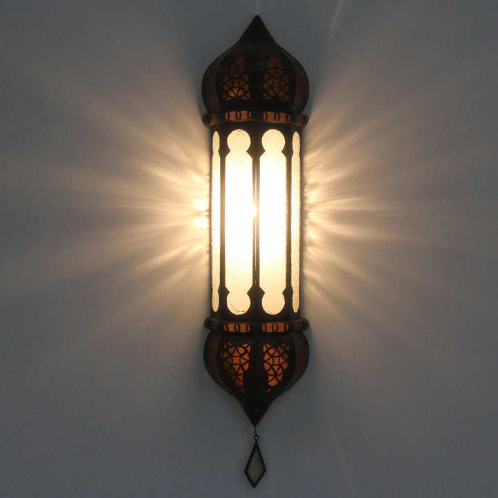 Marokkaanse wandlamp Ruya Wit