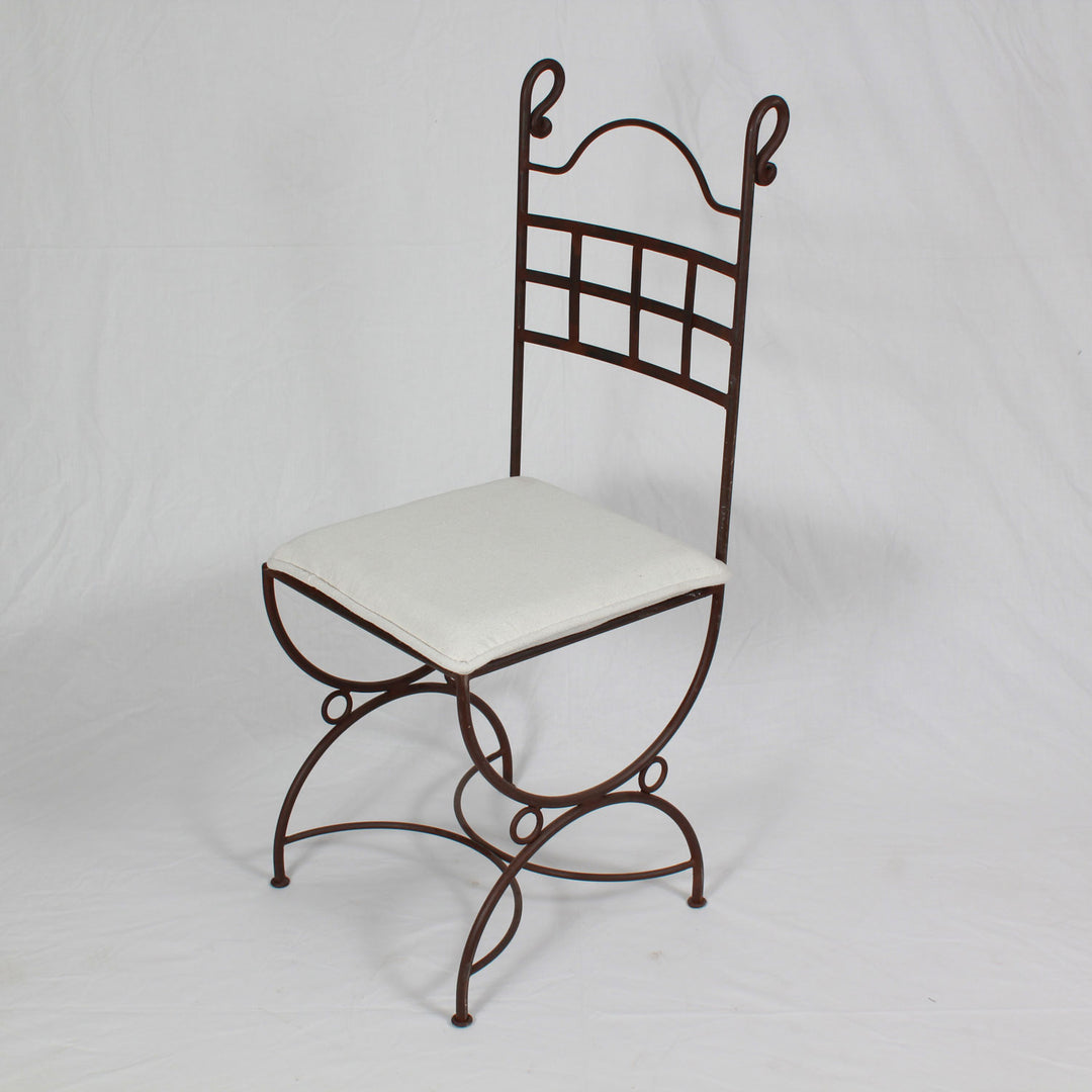 Nabil wrought iron chair