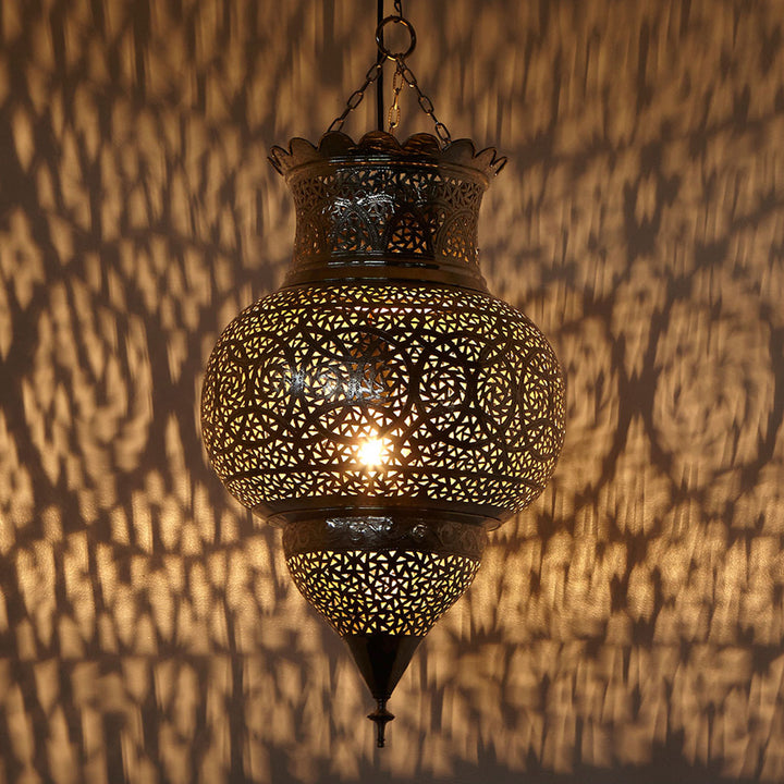 Habiba zilveren lamp