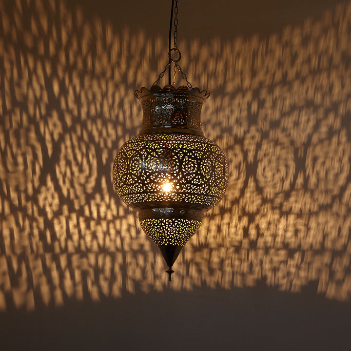 Habiba silver lamp
