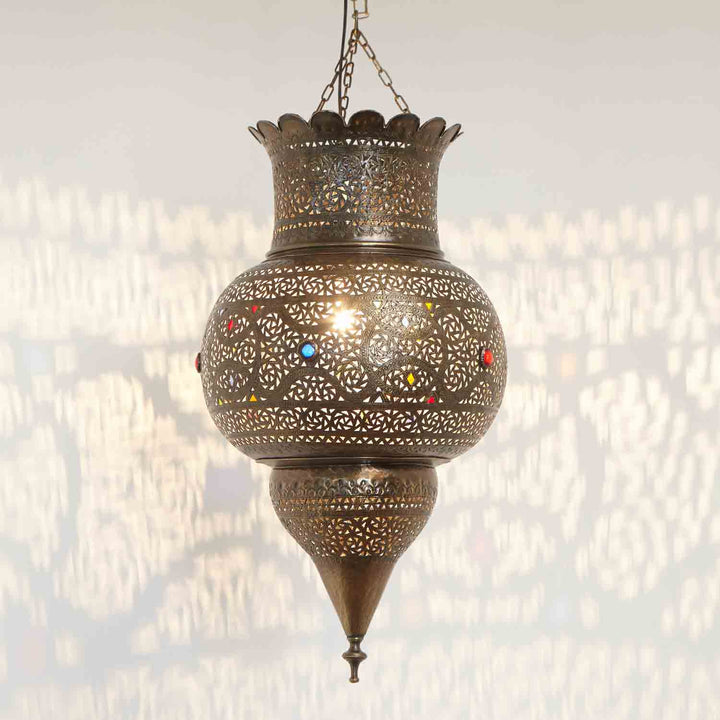 Orientalische Messinglampe Nida