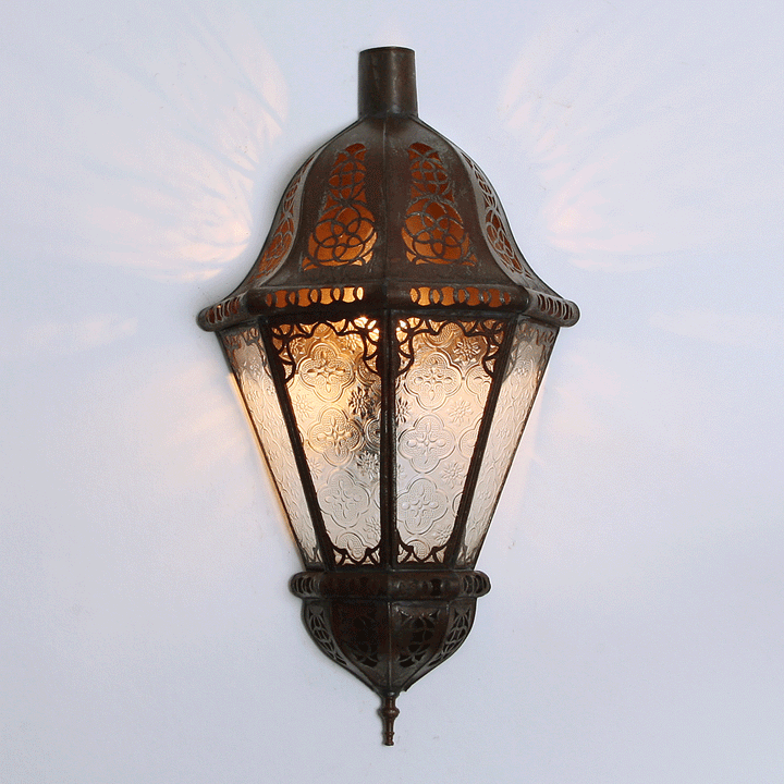 Orient wandlamp Beluti wit