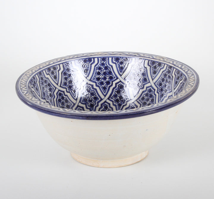 Orientalisches handbemaltes Keramik Waschbecken Fes112