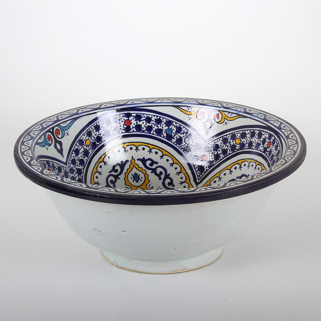 Oriental hand-painted ceramic sink Fes119