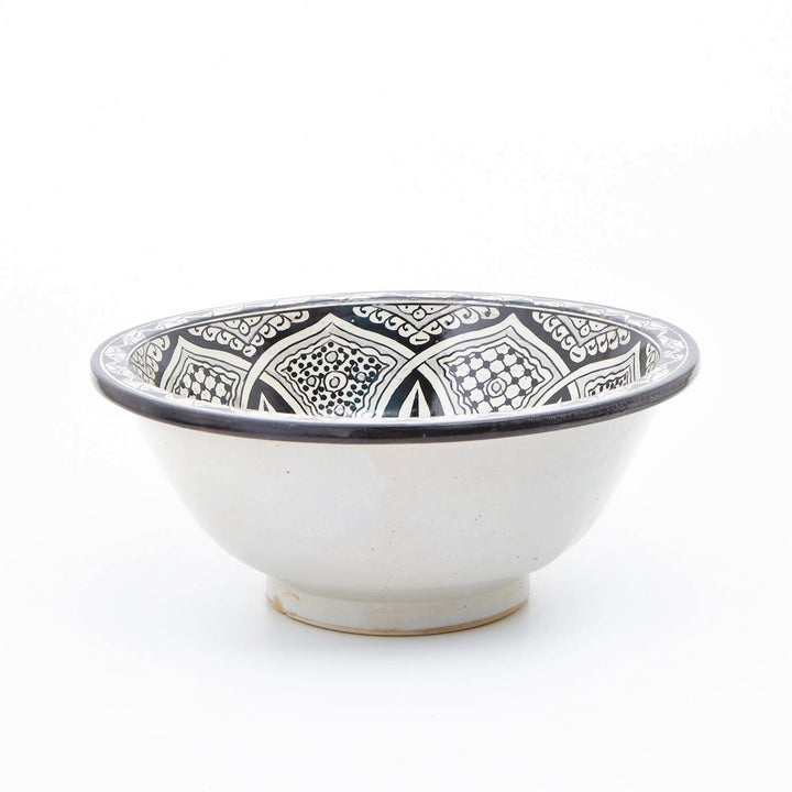 Orientalisches Handbemaltes Keramik-Waschbecken Fes76
